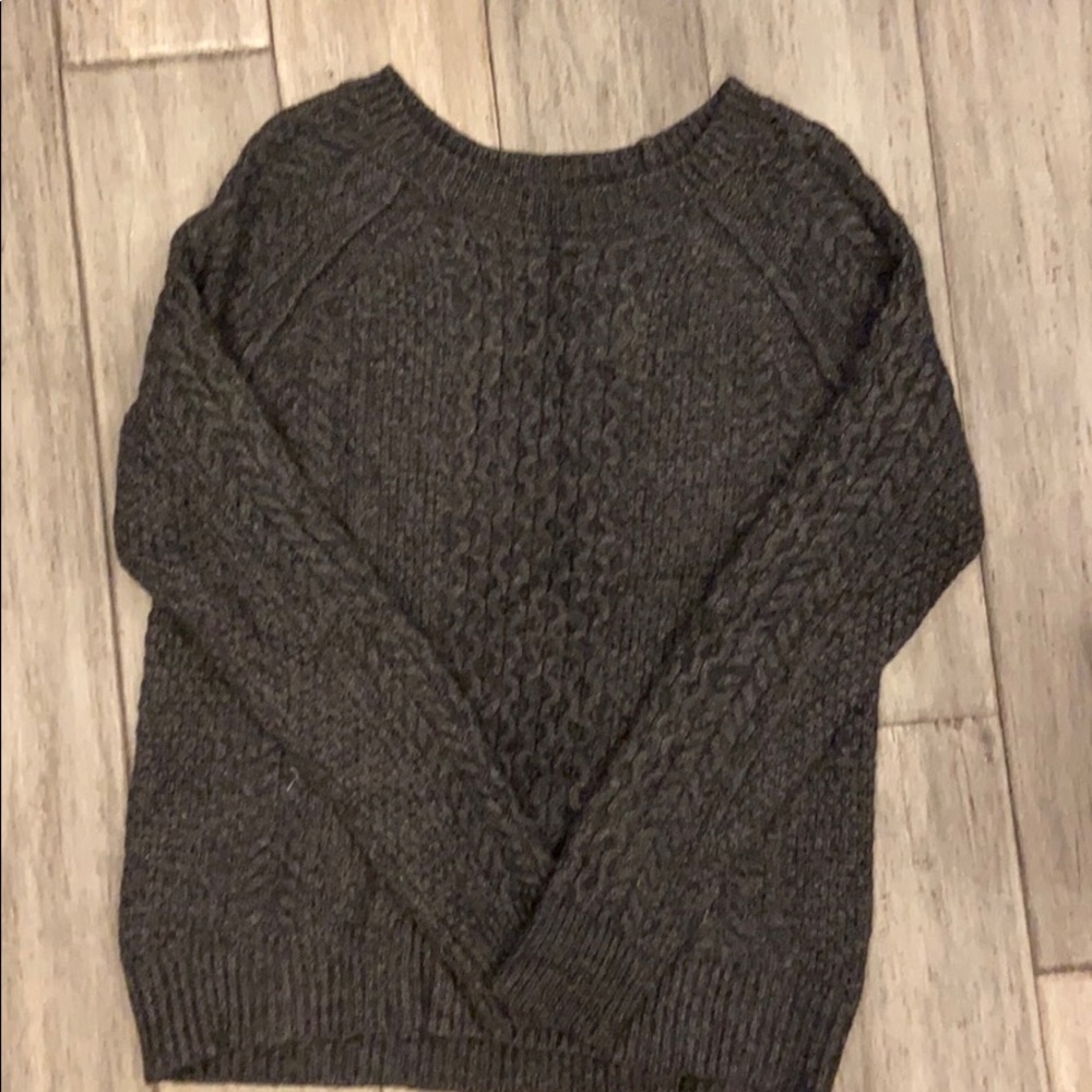 Vince cable knit merino wool/alpaca/wool long sleeve sweater-size small